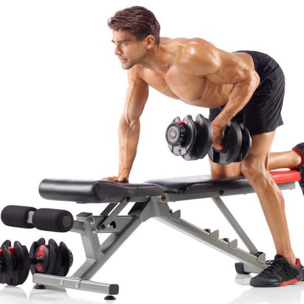 Rent Bowflex SelectTech 5.1 Adjustable Bench & Dumbbells (Pair)